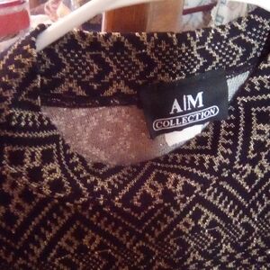 Black and Gold Women's Tunic